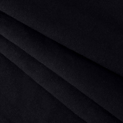 Navy Cotton Tubular Knit Folded