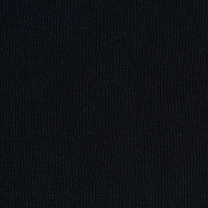 Navy Cotton Tubular Knit Detail