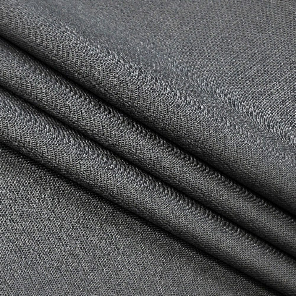 Super 120 Monostretch Wool Suiting - Light Gray