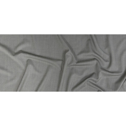 Super 12 Dobby Wool Suiting - Black Herringbone Full