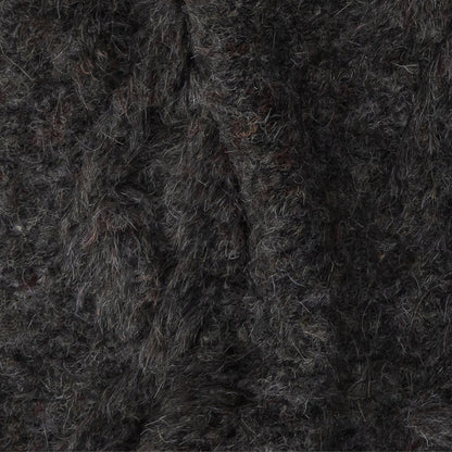 Pavement Chunky Knit with Plum Accents Detail