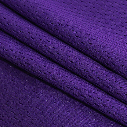 Purple Coolmax Wicking Athletic Mesh Folded
