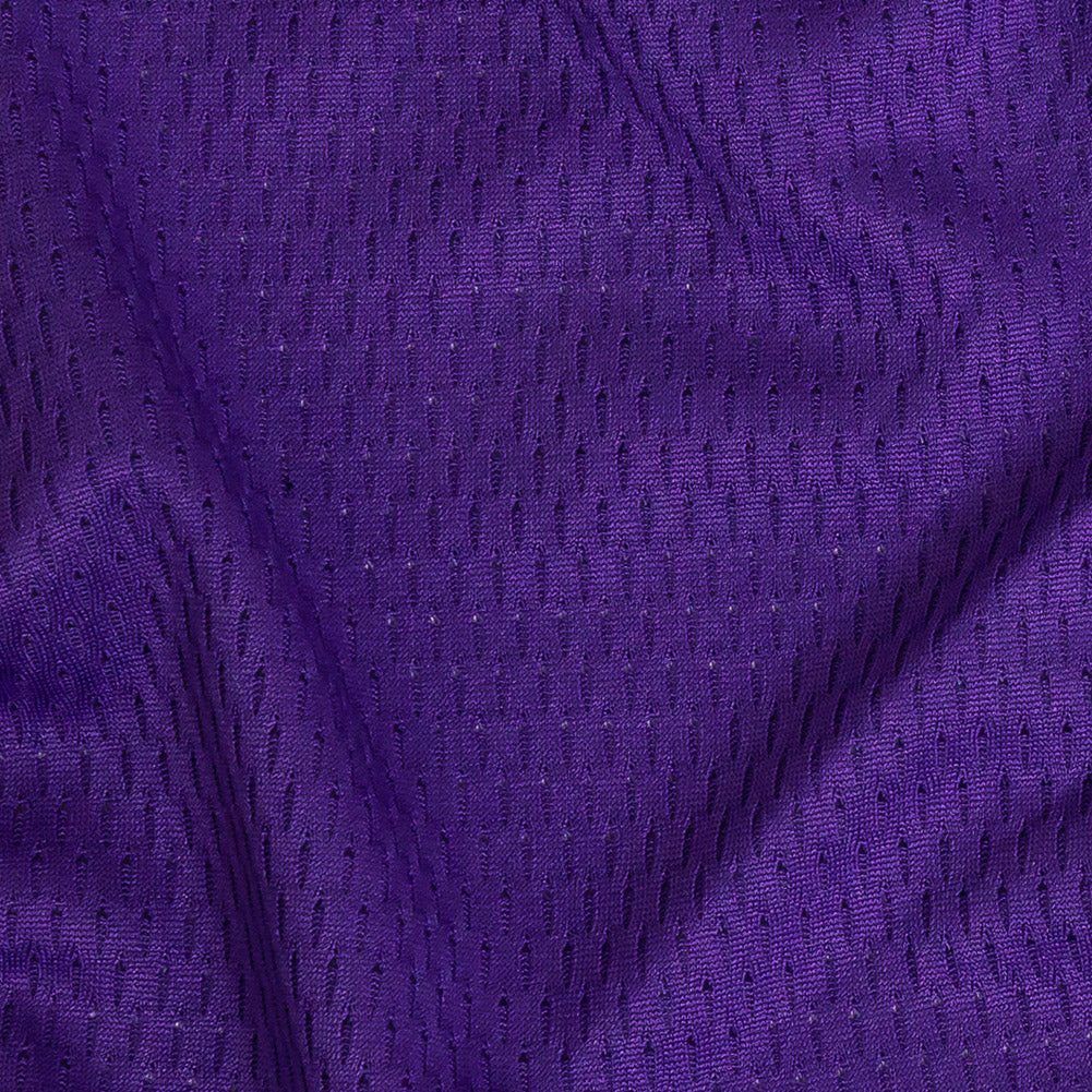 Purple Coolmax Wicking Athletic Mesh Detail