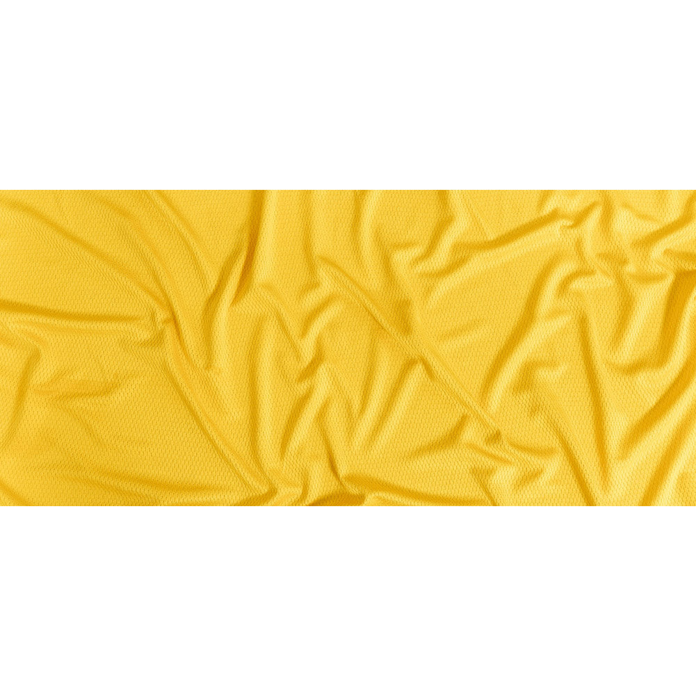 Yellow Coolmax Wicking Athletic Mesh Full