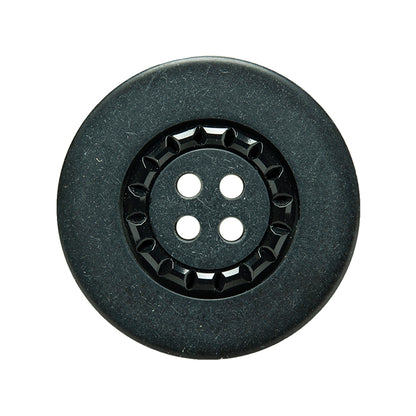 Gray and Black Decorative Button - 44L/28mm