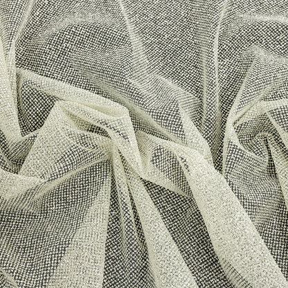 Tulle with Metallic Platinum Glitter - Clearly Aqua - Platina Collection