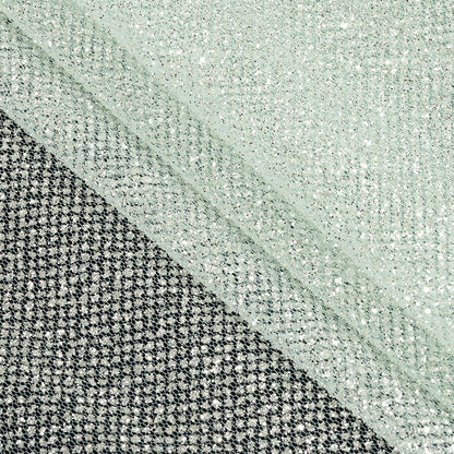 Tulle with Metallic Platinum Glitter - Clearwater - Platina Collection