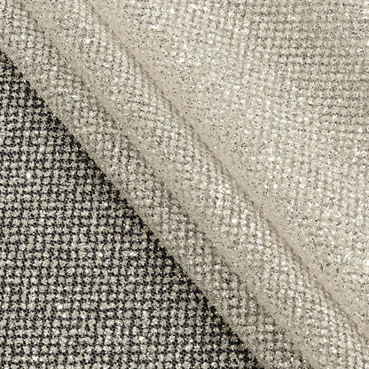 Tulle with Metallic Platinum Glitter - Dove Gray - Platina Collection