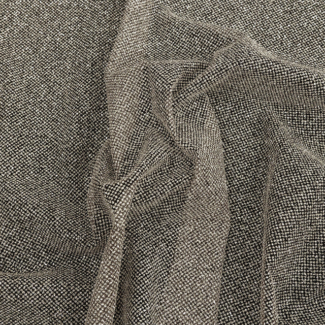 Tulle with Metallic Platinum Glitter - Brown - Platina Collection