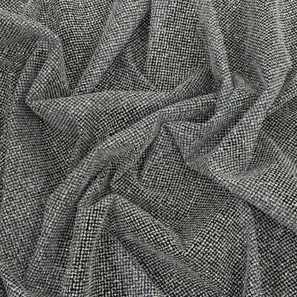 Tulle with Metallic Platinum Glitter - Navy Blue - Platina Collection