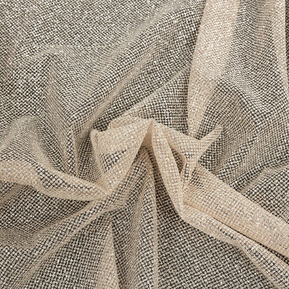 Tulle with Metallic Platinum Glitter - Powder - Platina Collection