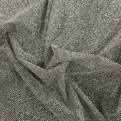 Tulle with Metallic Platinum Glitter - Black - Platina Collection