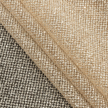 Tulle with Metallic Platinum Glitter - Nude - Platina Collection
