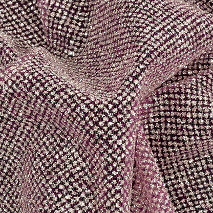 Tulle with Metallic Platinum Glitter - Celebration - Platina Collection