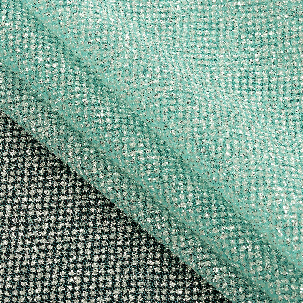 Tulle with Metallic Platinum Glitter - Fairy Wing - Platina Collection