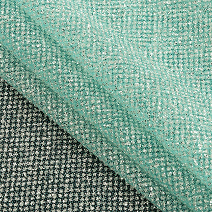 Tulle with Metallic Platinum Glitter - Fairy Wing - Platina Collection