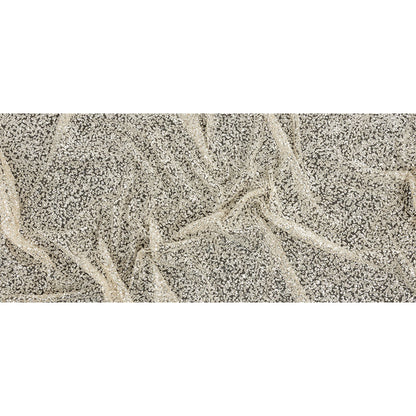 Tulle with Glitter Clusters - Champagne with Platinum - Eminence Collection