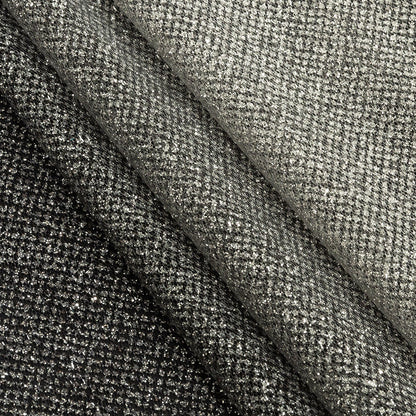 Ombre Tulle with Metallic Platinum Glitter - Black and White - Starlet Collection