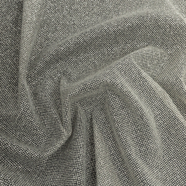 Ombre Tulle with Metallic Platinum Glitter - Black and White - Starlet Collection