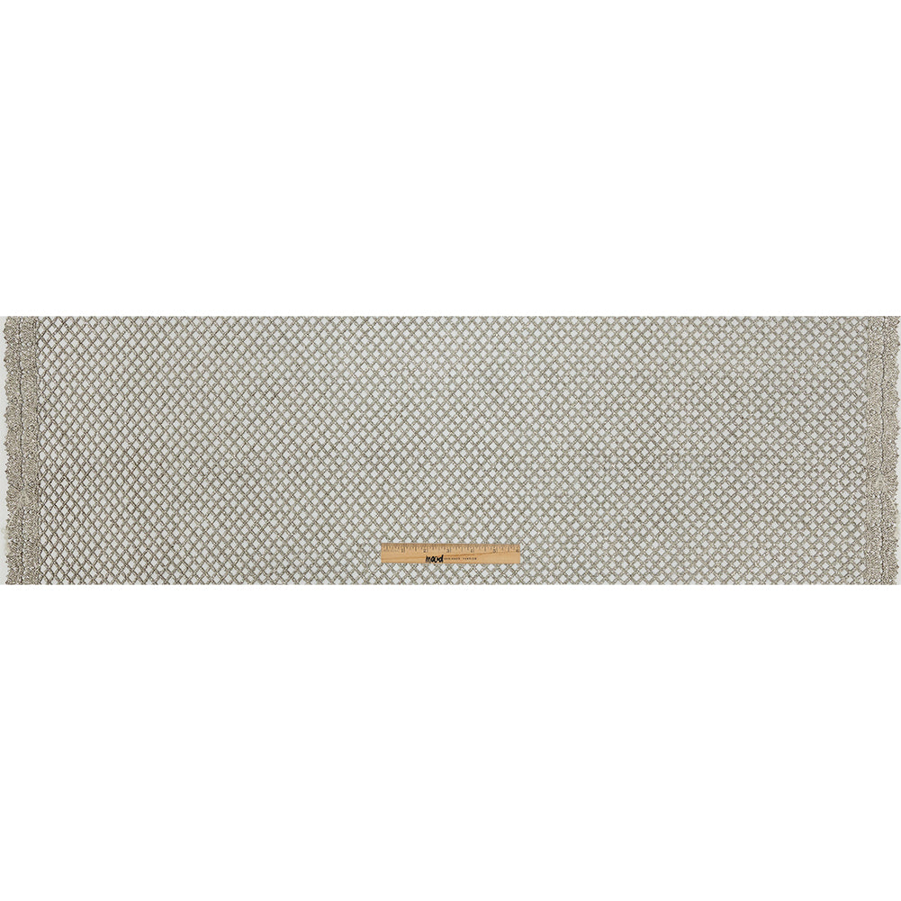 Guipure Lace with Glitter - Mink Diamonds