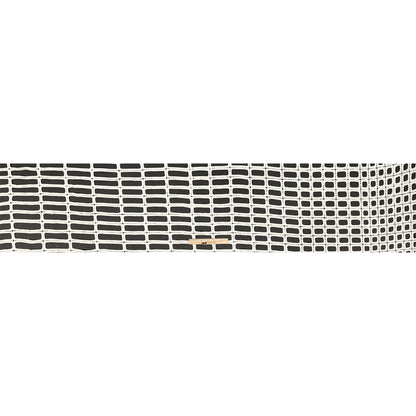 Guipure Lace with Glitter - Off-White Gradient Rectangles Folded