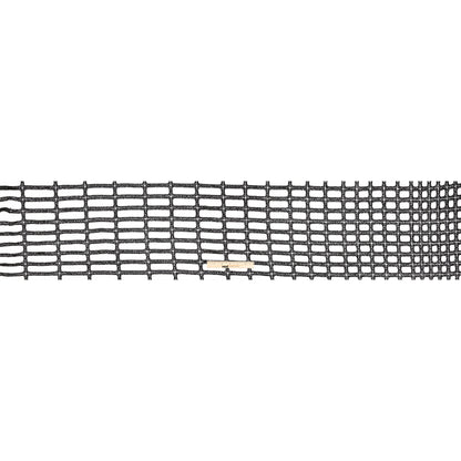 Guipure Lace with Glitter - Black Gradient Rectangles Folded