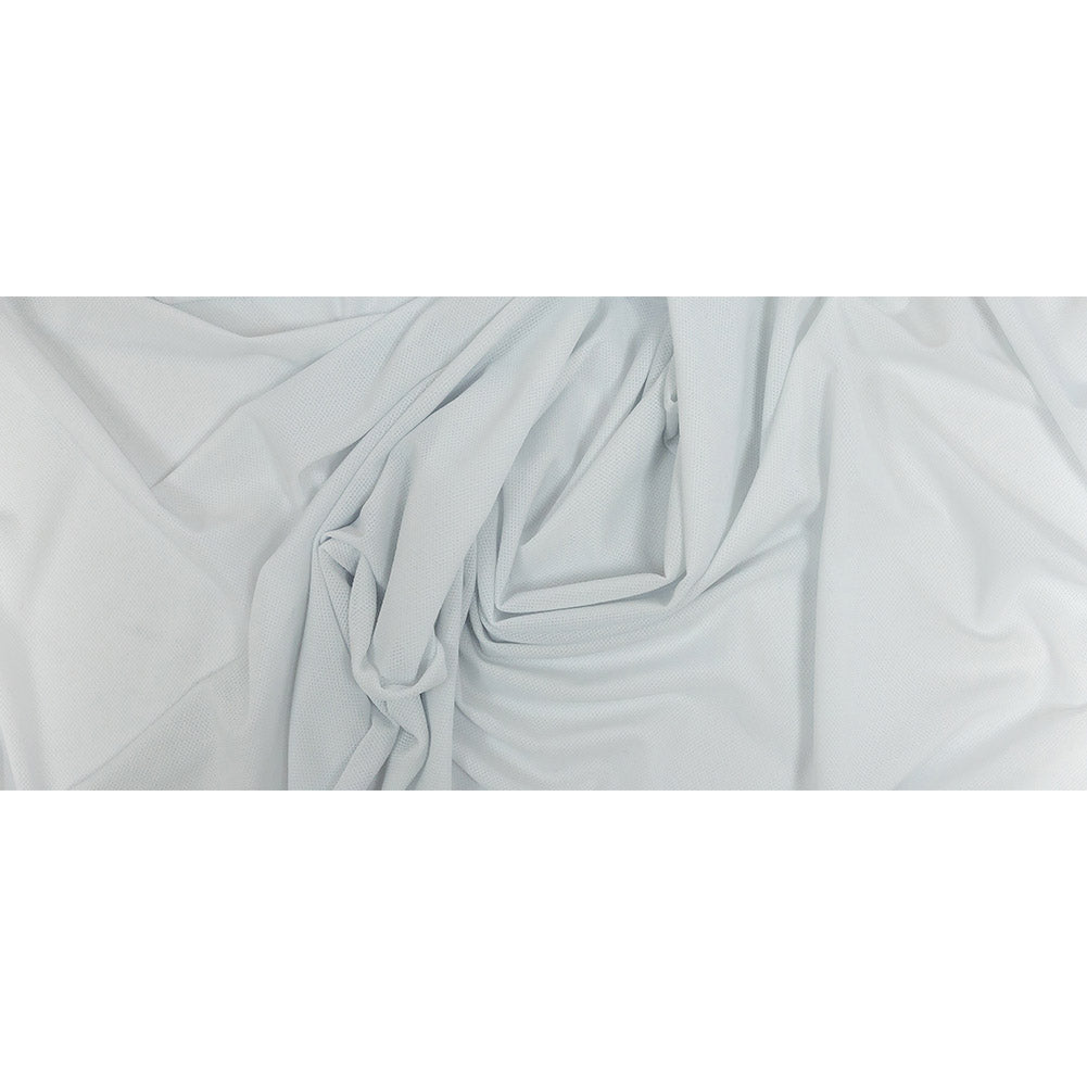 White Stretch Polyester Mesh Full