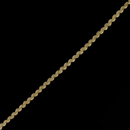 Gold Metallic Gimp Braided Cording - 0.3"