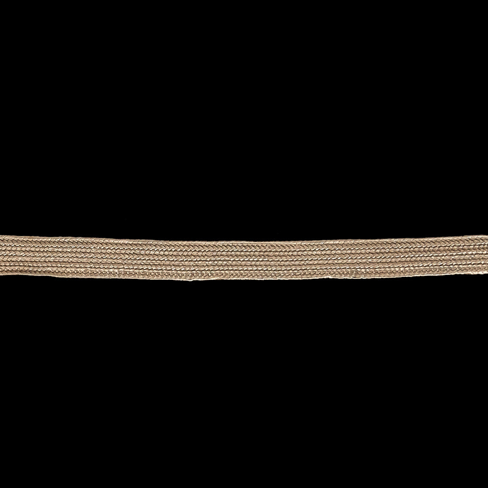 Lustrous Taupe Soutache Trim - 0.25" Detail