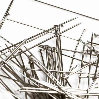 Dritz Super Fine Nickel Plated Steel Pins 250 Ct - 1-1/4" Detail