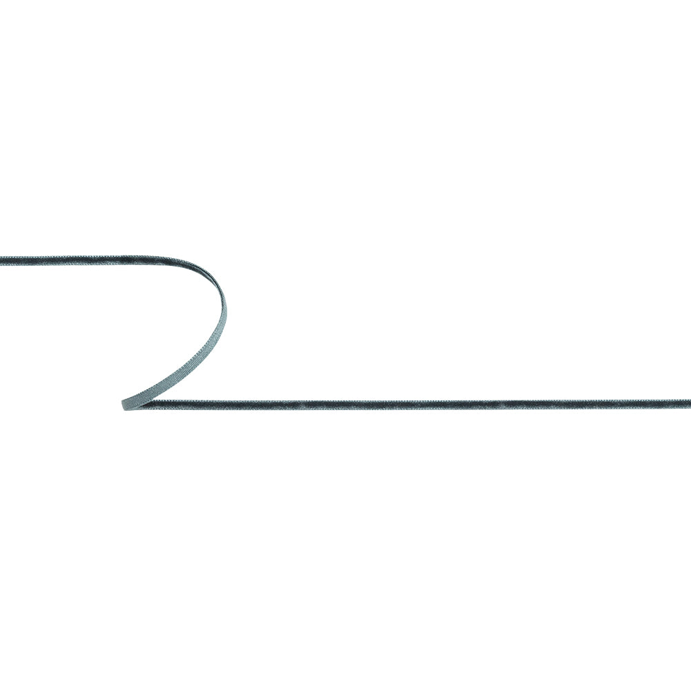 Deep Teal Single Face Velvet Ribbon - 0.125"