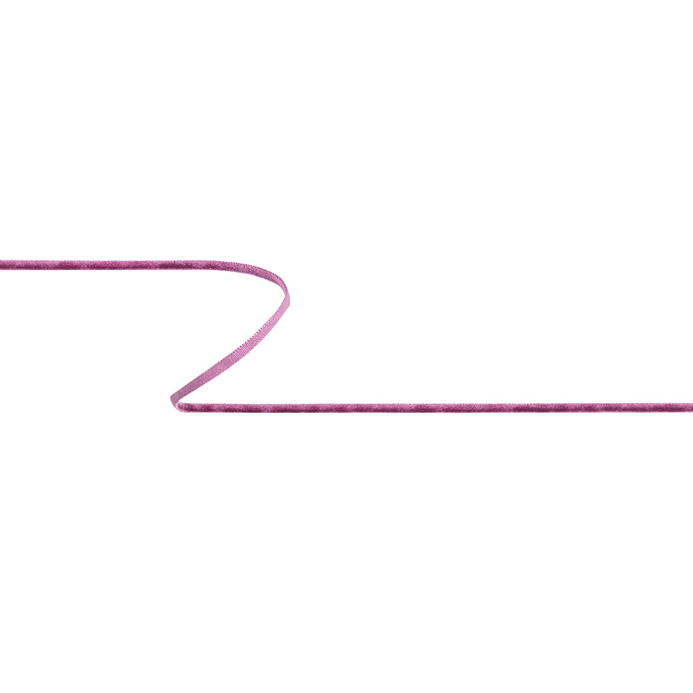 Grape Vine Single Face Velvet Ribbon - 0.125"