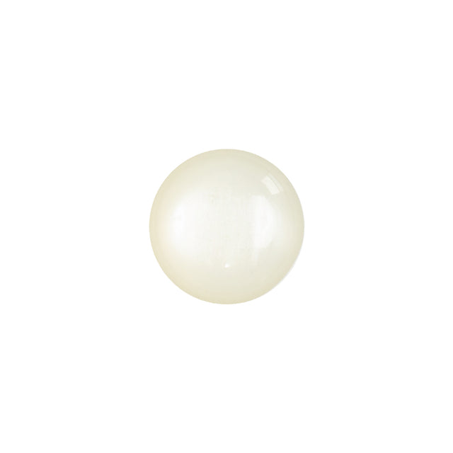 Vintage-Look Frosted Glass Button with Metal Shank Back - 20L/12.5mm