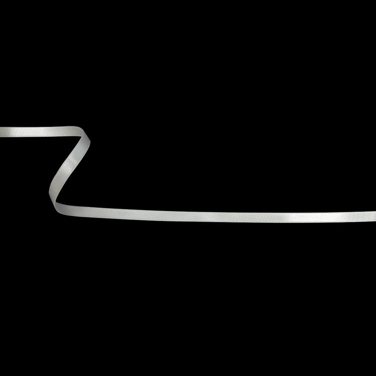 template--26688905969737__main-Antique White Single Face Satin Ribbon - 0.25"