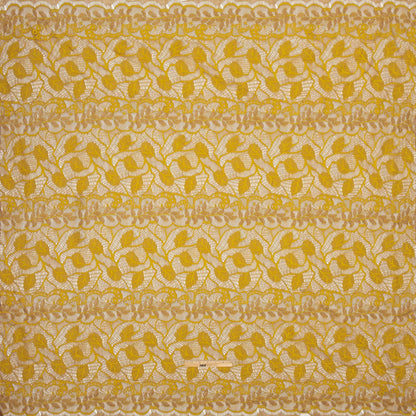 Lace Panel - Yellow and Brown Foliage Full