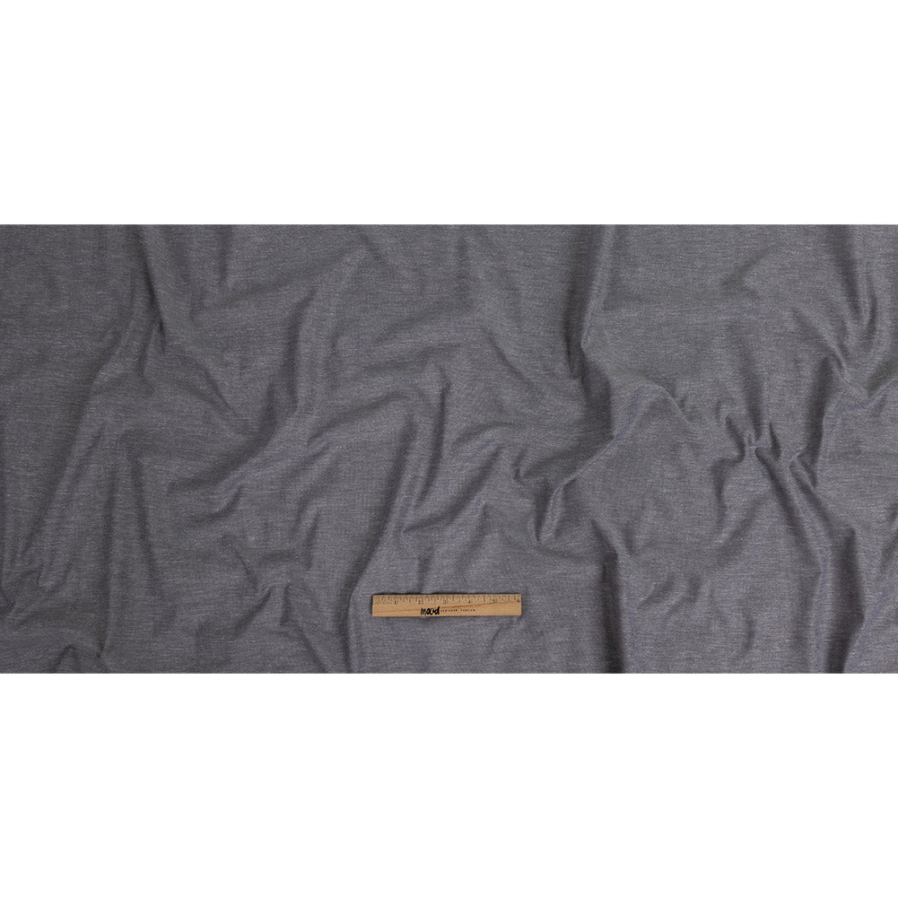 Stretch Mercerized Organic Cotton Oxford - Black - Paraty Collection Full