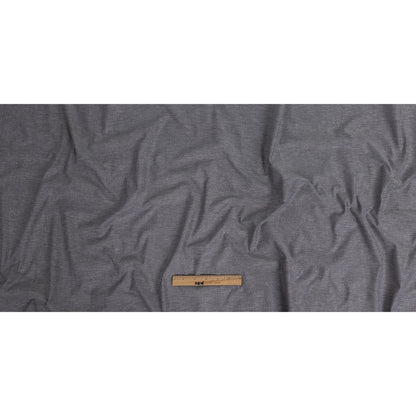 Stretch Mercerized Organic Cotton Oxford - Black - Paraty Collection Full