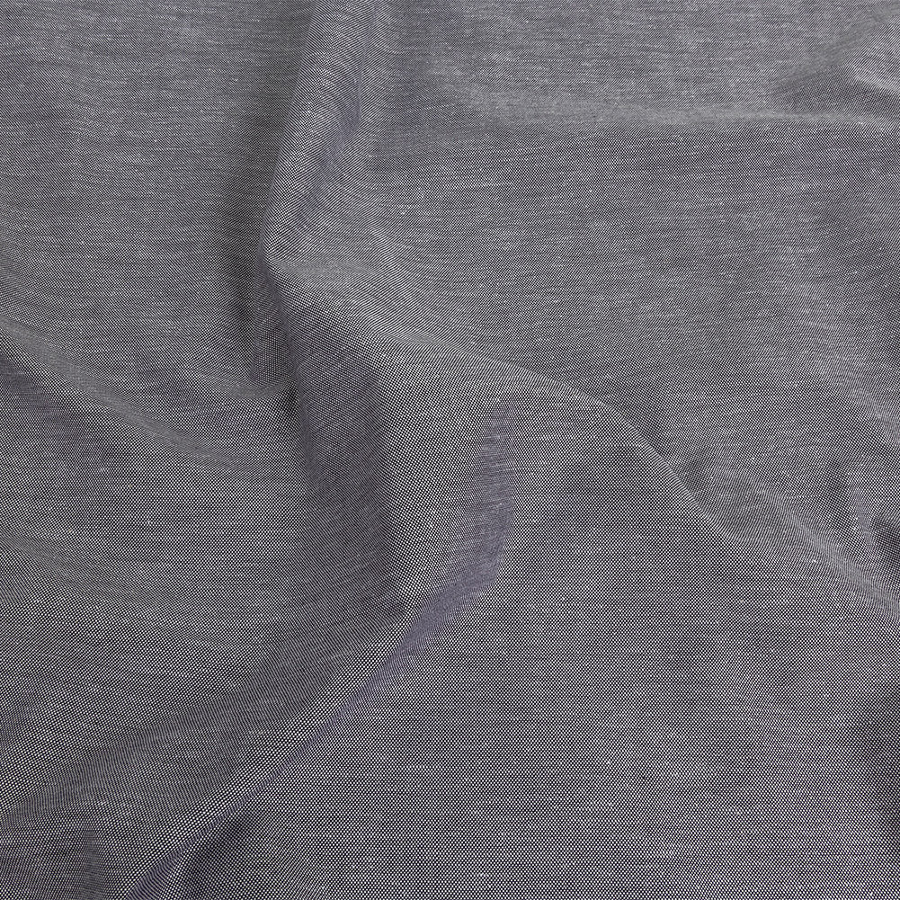 Stretch Mercerized Organic Cotton Oxford - Black - Paraty Collection