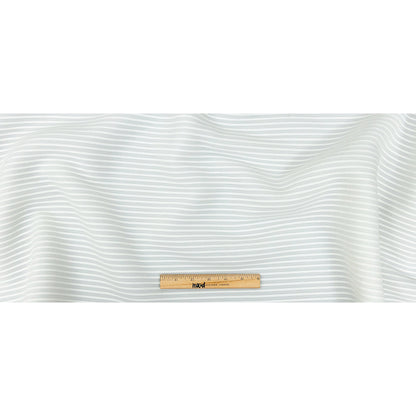 Star White and Cannoli Cream Tonal Stripes Stretch Neoprene Full