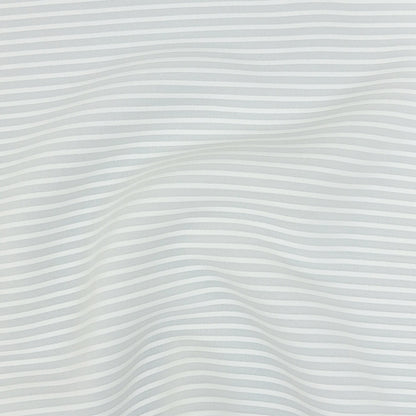 Star White and Cannoli Cream Tonal Stripes Stretch Neoprene