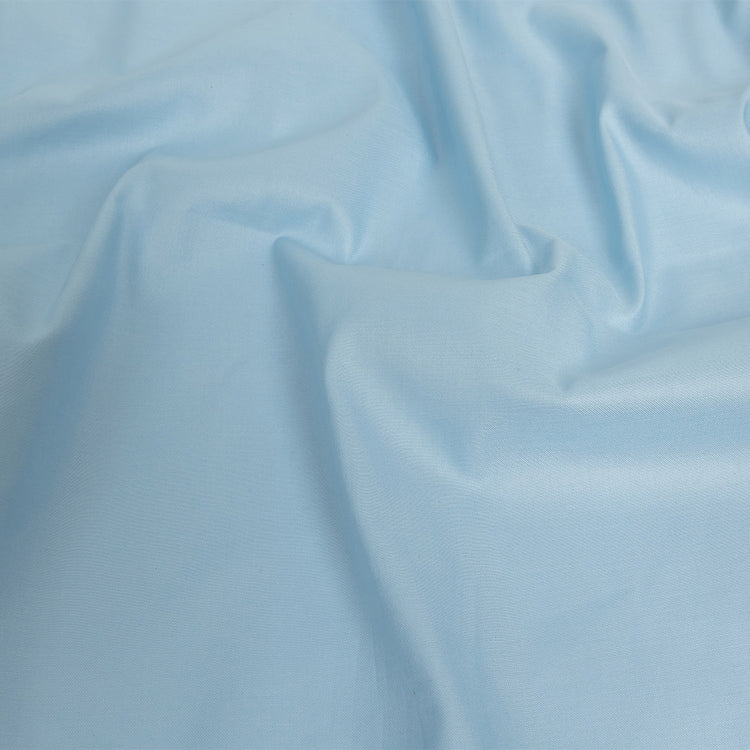 template--25130090922057__main-Mercerized Organic Egyptian Cotton Shirting - Light Blue - Ravello Collection