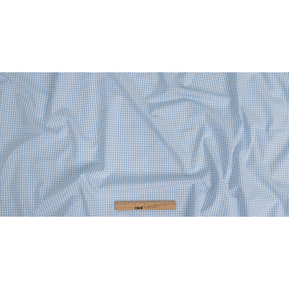 Organic Cotton Gingham 0.125" - Light Blue - Campinas Collection