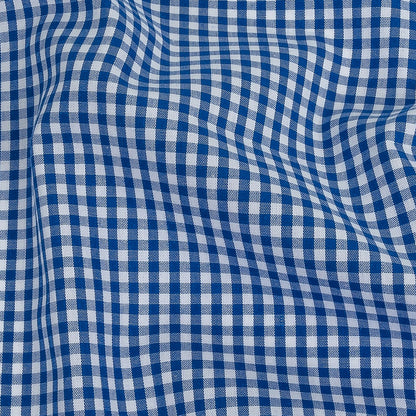 Organic Cotton Gingham 0.125" - Cobalt - Campinas Collection