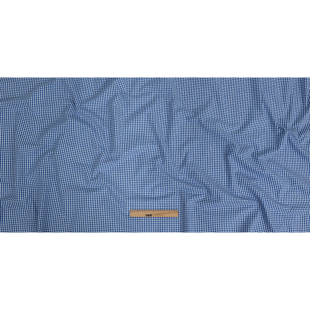 Organic Cotton Gingham 0.125" - Cobalt - Campinas Collection