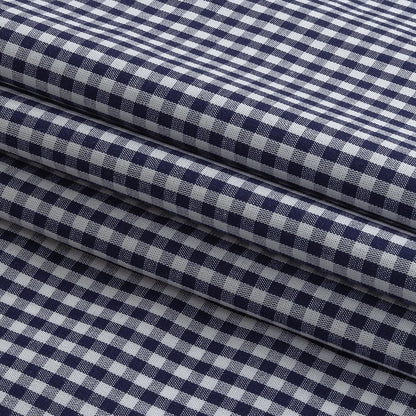 Organic Cotton Gingham 0.125" - Navy - Campinas Collection