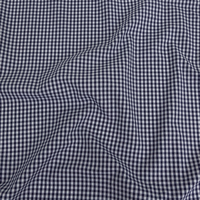 Organic Cotton Gingham 0.125" - Navy - Campinas Collection
