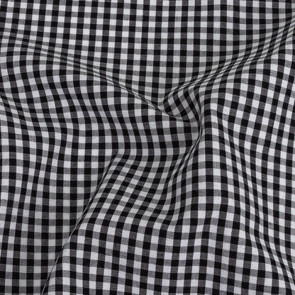 Organic Cotton Gingham 0.125" - Black - Campinas Collection