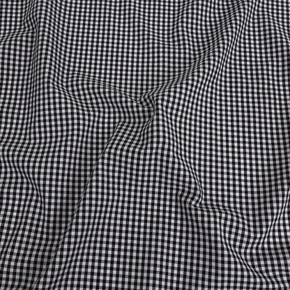 Organic Cotton Gingham 0.125" - Black - Campinas Collection