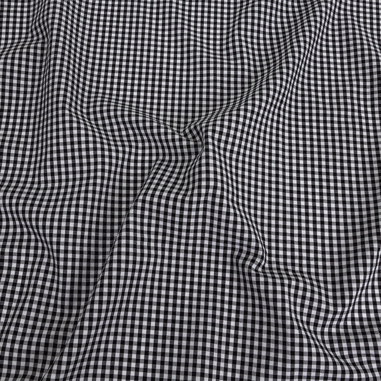 template--25130090922057__main-Organic Cotton Gingham 0.125" - Black - Campinas Collection