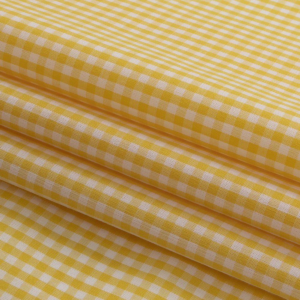 Organic Cotton Gingham 0.125" - Yellow - Campinas Collection